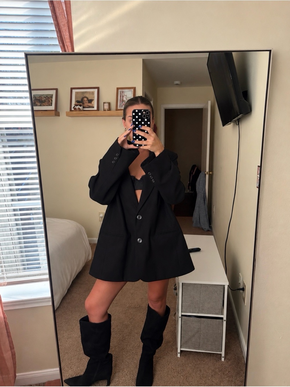 Vintage 1990s Black Blazer